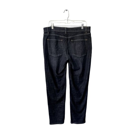 Eileen Fisher Womens Jeans Size 10 Black Stretch Mid-Rise Straight Leg Jean - Picture 4 of 8